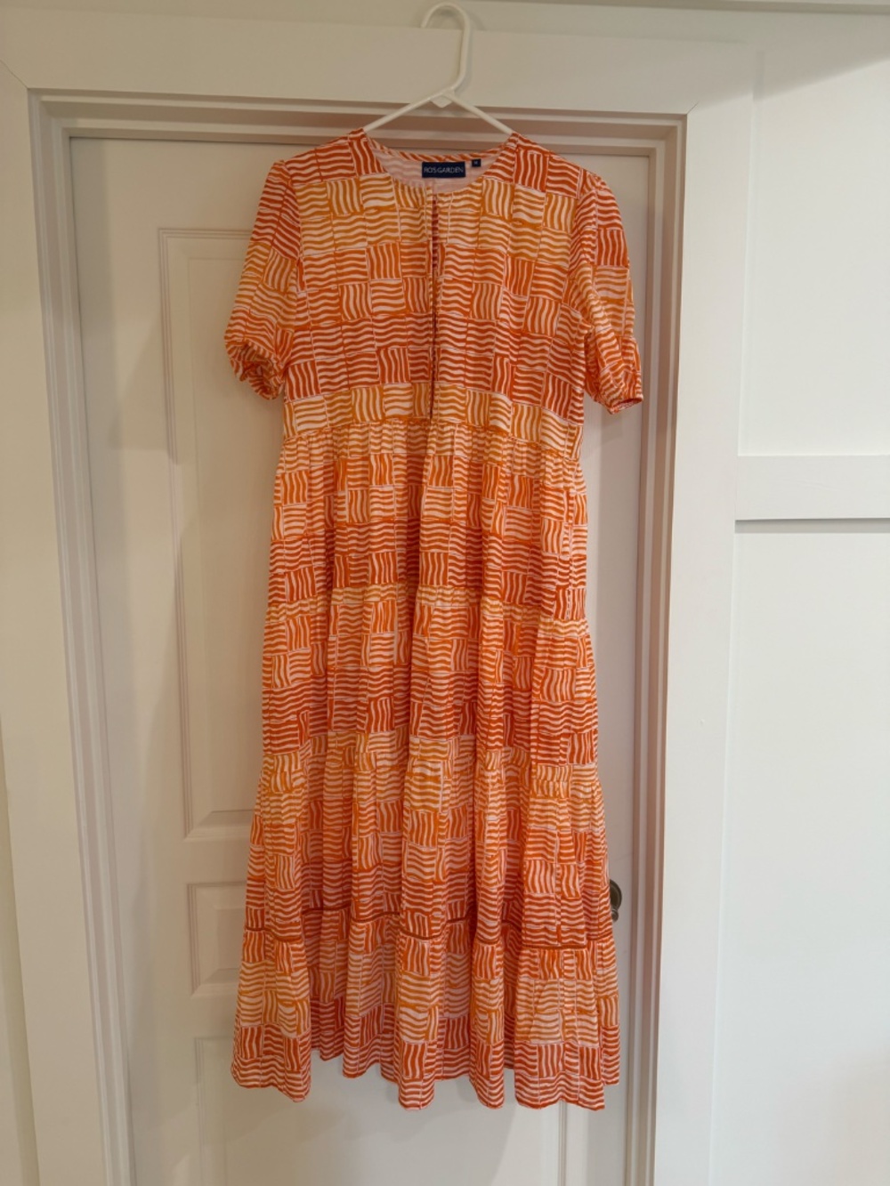 Ro's Garden Orange Daphne Dress -Like New- Size M